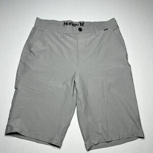 Hurley Shorts Mens 30 Gray Nike Dri-Fit Golf Walking Stretch Performance Casual